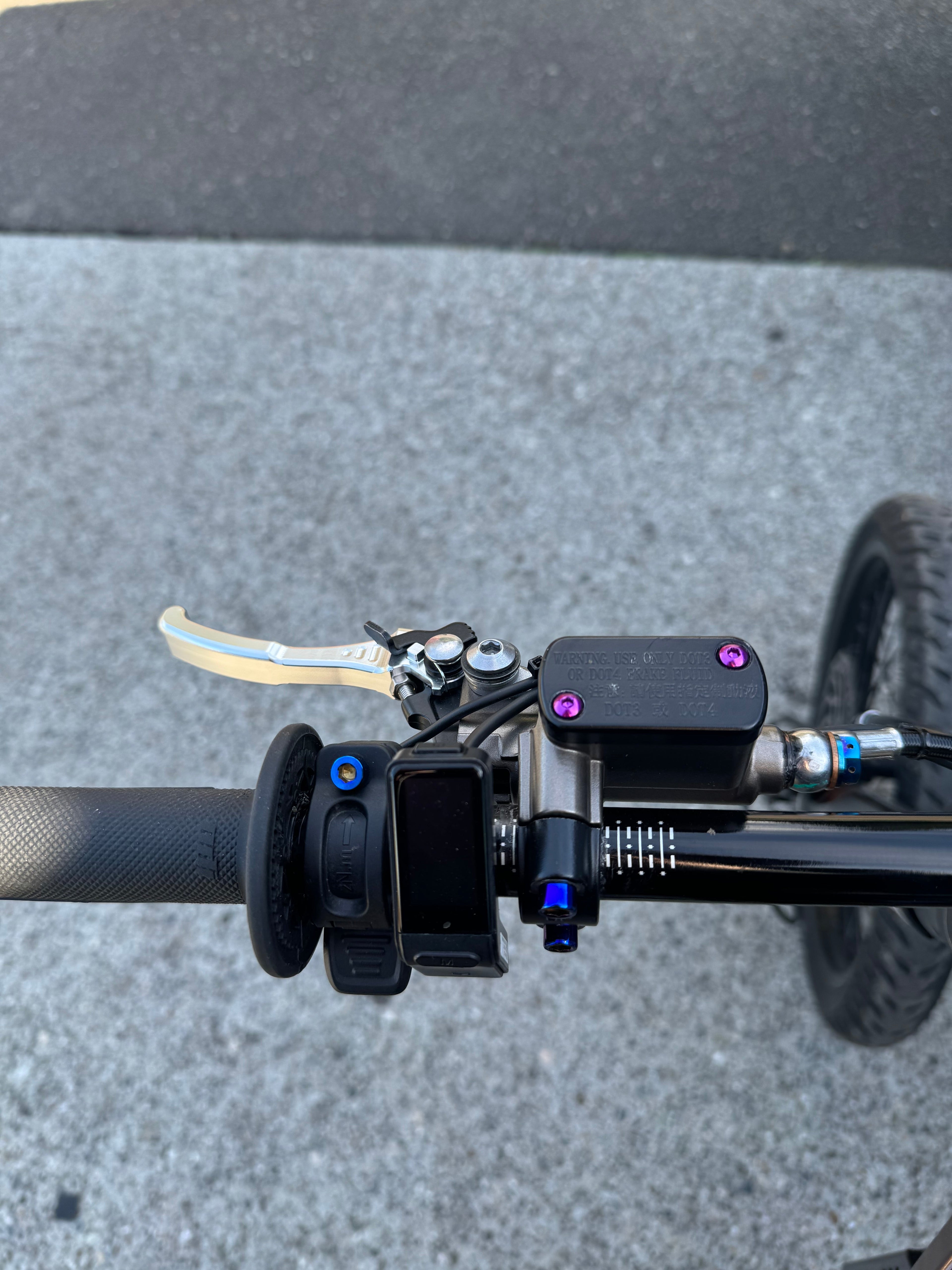 Titanium brake reservoir cap bolts