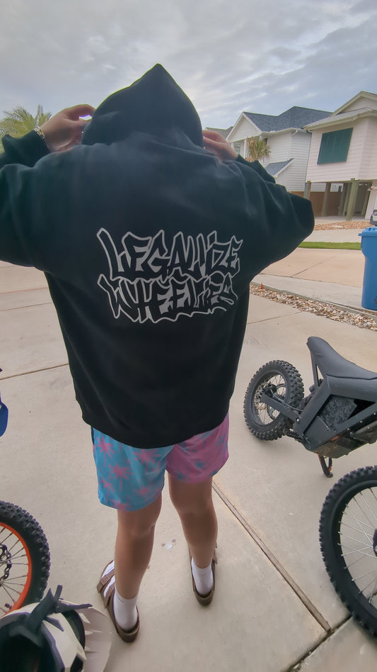 Oversized "Legalize Wheelies" Hoodie