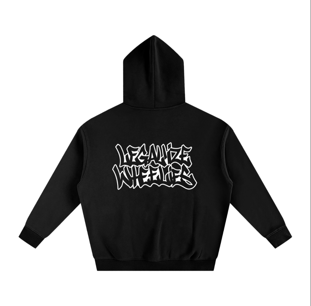 Oversized "Legalize Wheelies" Hoodie